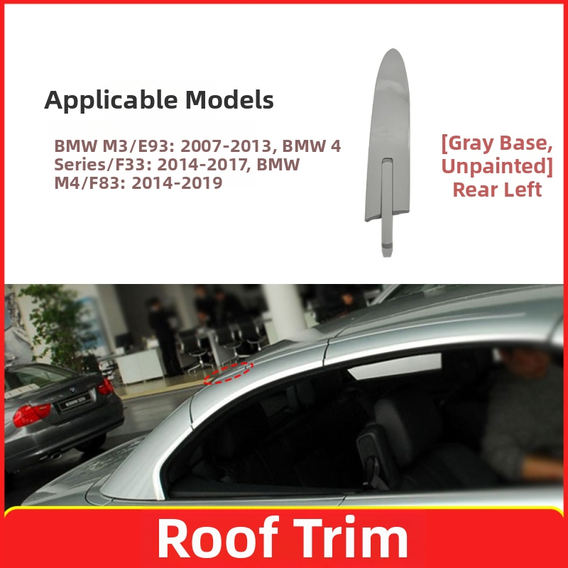 Pamio BMW M3/M4 4 Series Cabriolet Klipsa poklopca šarke krova - Plastika