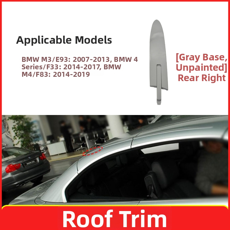 Pamio BMW M3/M4 4 Series Cabriolet Klipsa poklopca šarke krova - Plastika