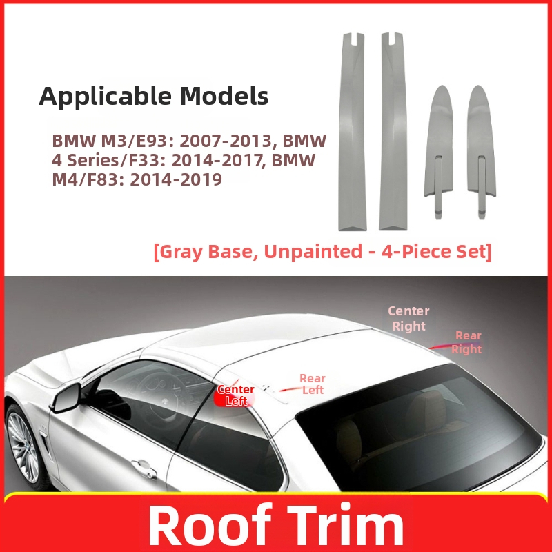 Pamio BMW M3/M4 4 Series Cabriolet Klipsa poklopca šarke krova - Plastika