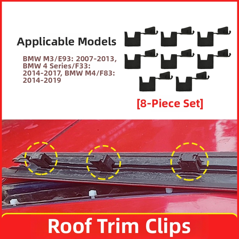Pamio BMW M3/M4 4 Series Cabriolet Klipsa poklopca šarke krova - Plastika