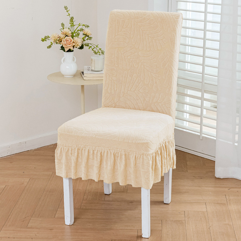 Étkezőszék és taburet huzat integrált háttámlával — porvédő védőhuzat, modern minimál stílus