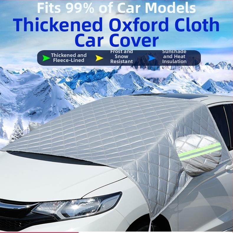 Κάλυμμα προστασίας παρμπρίζ αυτοκινήτου – βαμβακό μαλλί, Imperial Scene, προστασία από χιόνι και παγετό το χειμώνα