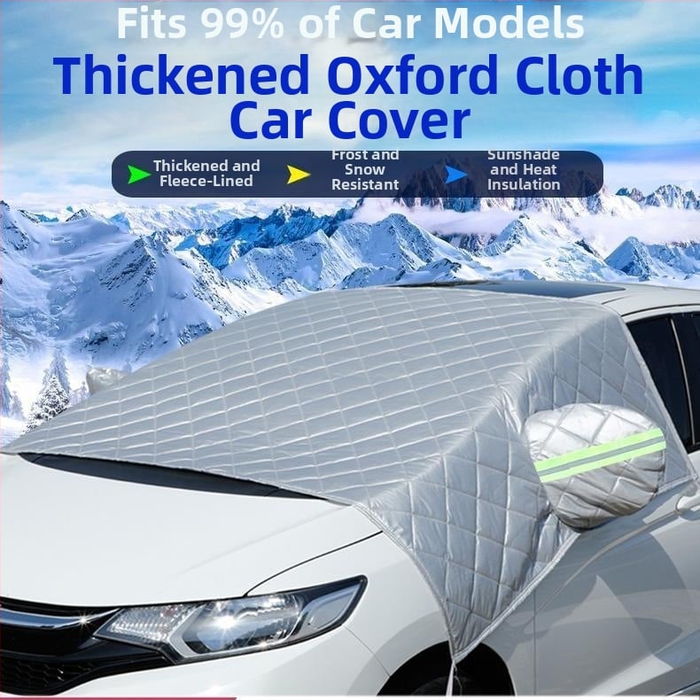 Κάλυμμα προστασίας παρμπρίζ αυτοκινήτου – βαμβακό μαλλί, Imperial Scene, προστασία από χιόνι και παγετό το χειμώνα