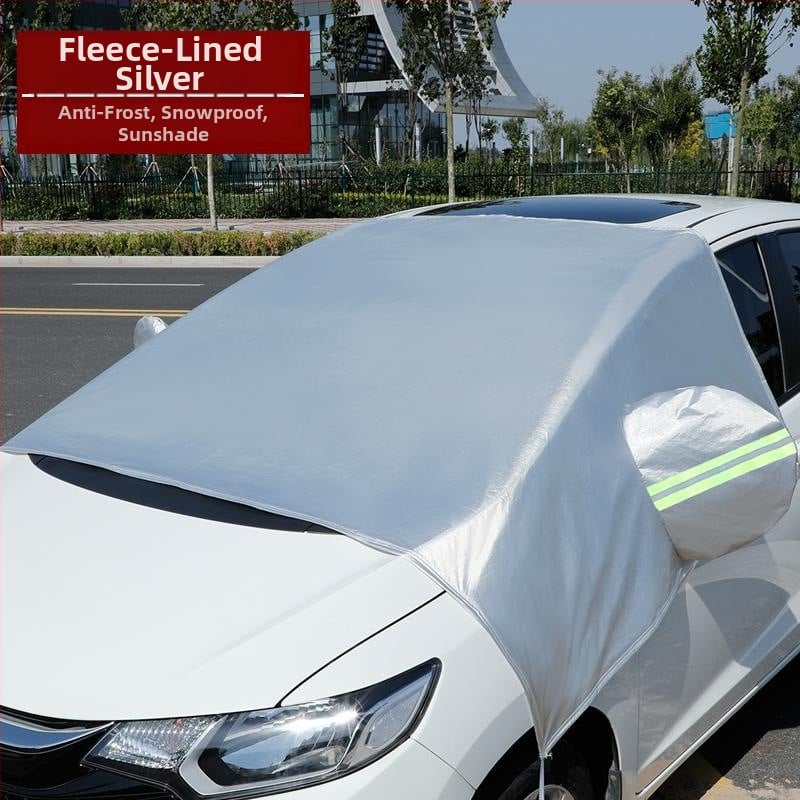 Κάλυμμα προστασίας παρμπρίζ αυτοκινήτου – βαμβακό μαλλί, Imperial Scene, προστασία από χιόνι και παγετό το χειμώνα