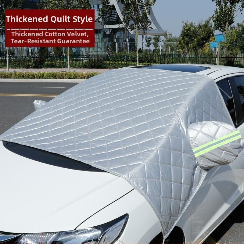 Κάλυμμα προστασίας παρμπρίζ αυτοκινήτου – βαμβακό μαλλί, Imperial Scene, προστασία από χιόνι και παγετό το χειμώνα