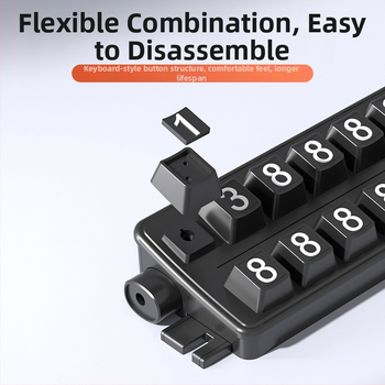 Viacúčelové bezpečnostné kladivo s rozbíjačom skla, osvetlením a dočasnou značkou parkovania — Model T61, plast