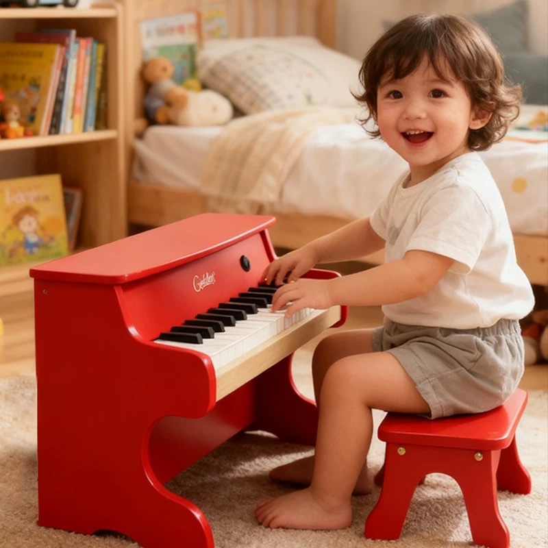 Drveno dječje piano, 25 tipki, početni model, Gordon, za djecu 4–6 godina