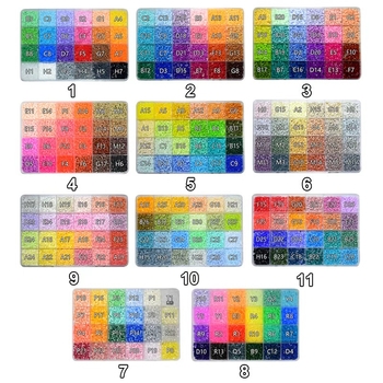 Mingchuang Bead 3D gyöngy puzzle DIY készlet – OPP zacskóban, videó útmutatóval, körülbelül 30 perc