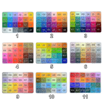 Mingchuang Bead 3D gyöngy puzzle DIY készlet – OPP zacskóban, videó útmutatóval, körülbelül 30 perc