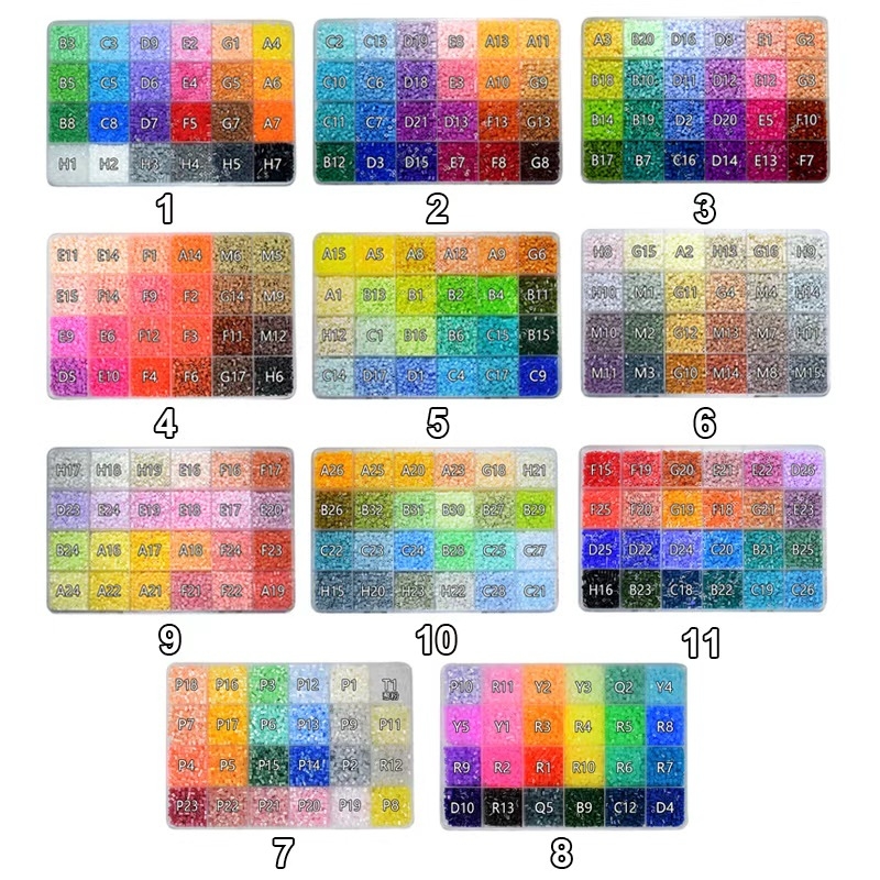 Mingchuang Bead 3D gyöngy puzzle DIY készlet – OPP zacskóban, videó útmutatóval, körülbelül 30 perc