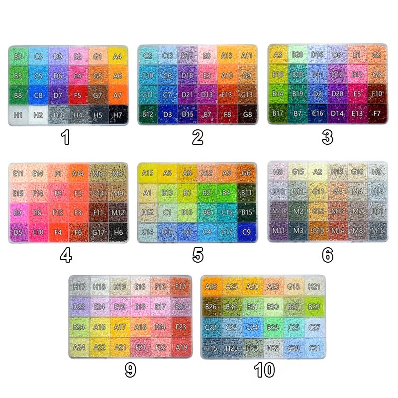 Mingchuang Bead 3D gyöngy puzzle DIY készlet – OPP zacskóban, videó útmutatóval, körülbelül 30 perc