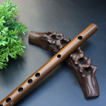 Flaută din bambus pentru începători, flaut orizontal în stil antic, modelul 200, note C D E F G, Jin Tong