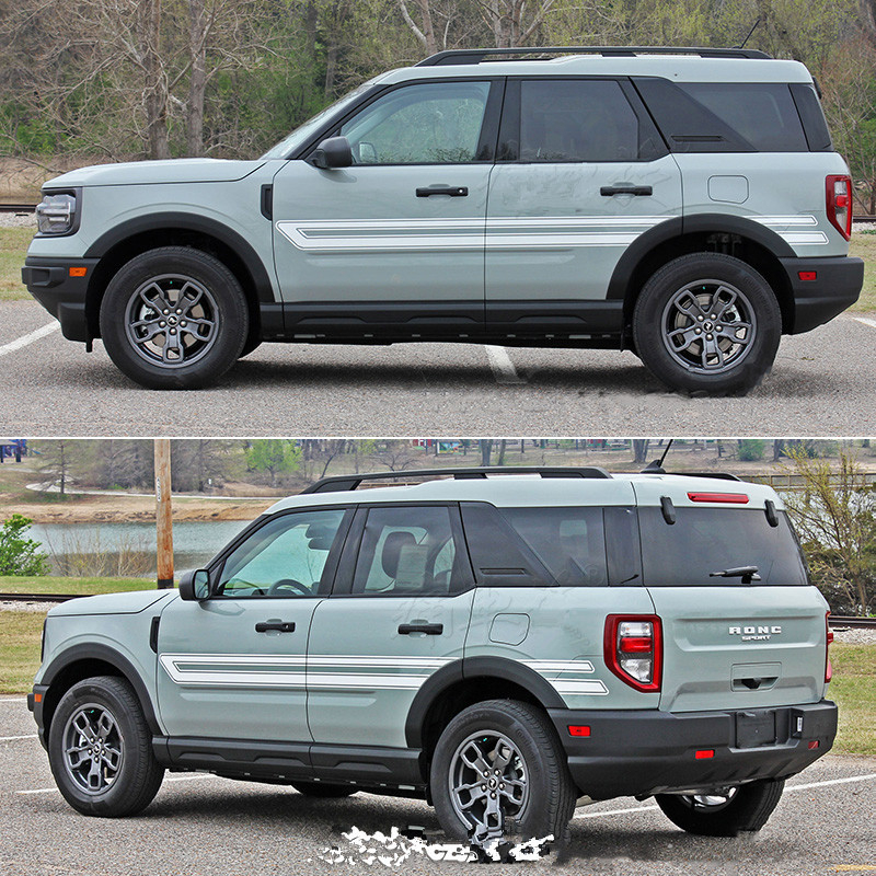 Jin zherui Sticker Bronco Sport Wild Horse Sport Edition-höz – autódekoráció ragasztós telepítéssel, anyag: matrica, mintázat: egyszínű, testreszabható