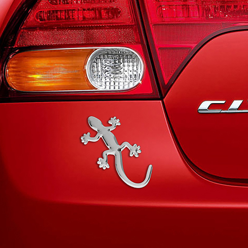Metalne naljepnice za karoseriju automobila Gecko uzorak, 3D dizajn, samoljepljive