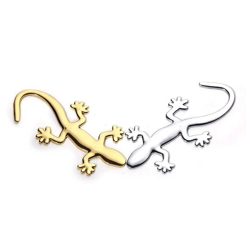 Metalne naljepnice za karoseriju automobila Gecko uzorak, 3D dizajn, samoljepljive