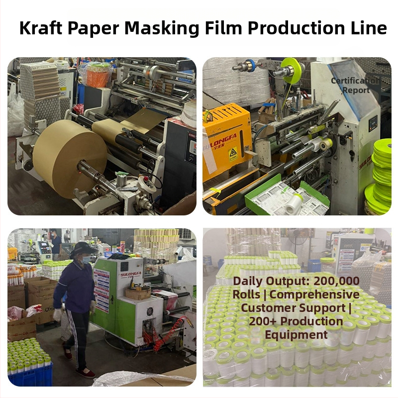 Αυτοκινητικό φιλμ μάσκας από kraft χαρτί και ιαπωνικό χαρτί, αυτοκόλλητο με κόλλα υδρογέλης, πάχος 6–8s, διαφάνεια 70%.