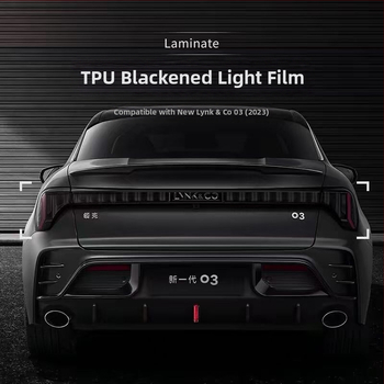 TPU ochranný film na predné a zadné svetlá Lynk & Co 03 – EMF film, kompatibilný s 23 modelmi Lynk & Co 03/03+