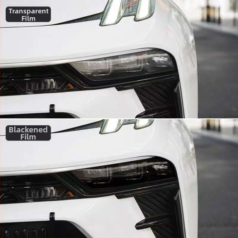 TPU ochranný film na predné a zadné svetlá Lynk & Co 03 – EMF film, kompatibilný s 23 modelmi Lynk & Co 03/03+