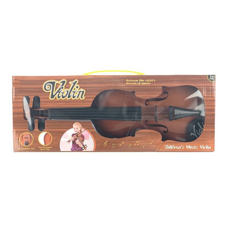 Dječja ukulele igračka za početnike – plastika, Podrijetlo: Shantou Chenghai, Pakiranje u šarenoj kutiji, Za djecu 4–6 godina, Simulirani instrument (gitara/bas).