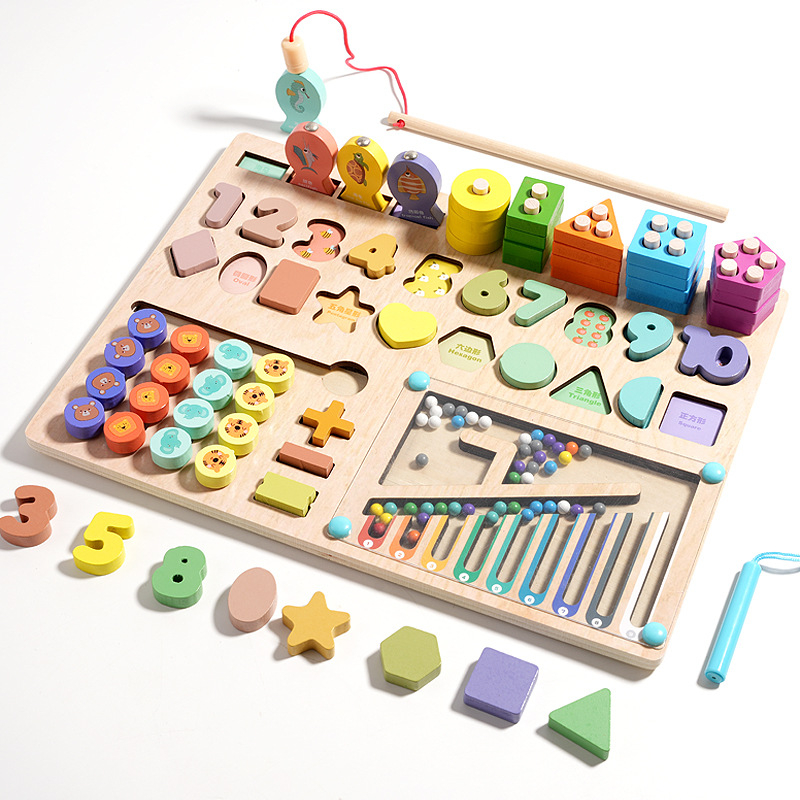 Drvena Montessori 3D slagalica ploča s prilagođenim crtežima za djecu 4–6 godina, brenda Chisney