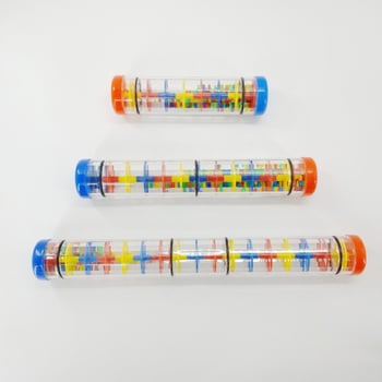 Трисекционна тръба за звуци от дъжда – Орф инструмент, пластмасова, марка Xinhao, за възраст 7–14 години