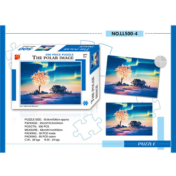 Puzzle – ravni puzzle, papir; prilagodba: Da; način prilagodbe: po dizajnu; za uzrast 7–14 godina