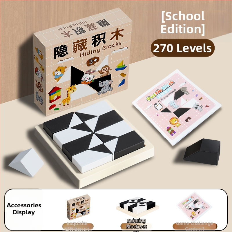 Tabletop 3D puzzle za djecu: DIY edukativna slagalica za razvoj prostornog razmišljanja i mašte, interakcija roditelj-dijete, unisex, plast/guma materijal, za uzrast 4–6 godina