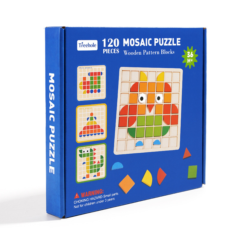 Háromdimenziós fa puzzle - testreszabható rajzok szerint, 4–6 éves gyermekeknek, márka Thousand Change, eredet Zhejiang Yunhe