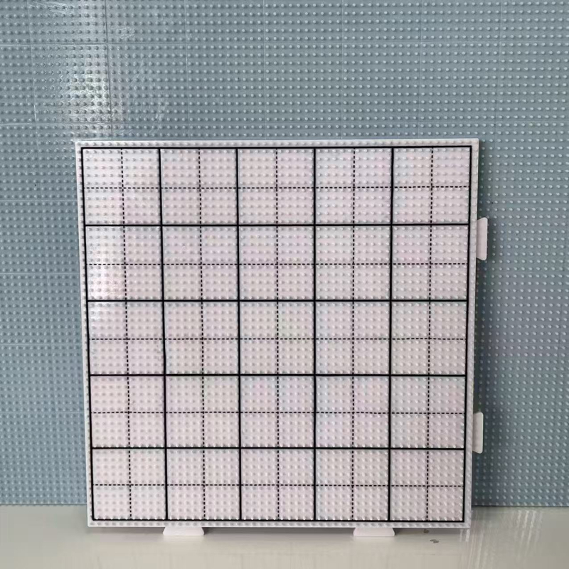 DIY ploča za perle s graviranim linijama, 2,6 mm perle, plastična ravna ploča, edukativna kreativna igra za uzrast 7–14