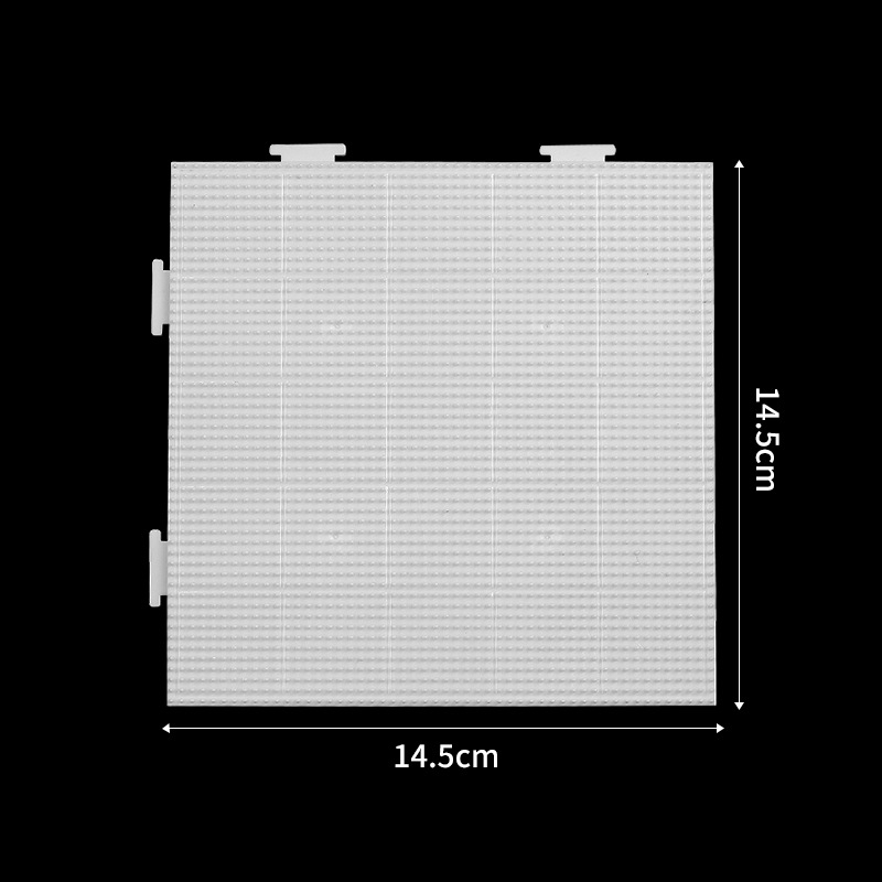 Šablona za perlice mozaiku — Veliki kvadrat, 52 čavli s graviranim linijama, plastična pločasta slagalica, DIY, za uzrast 7–14 godina