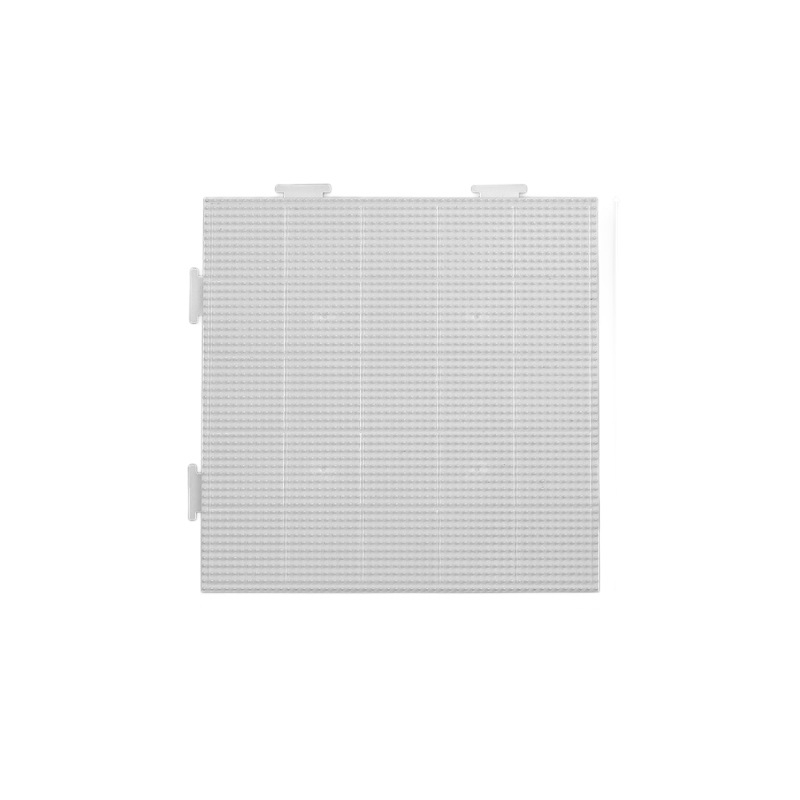 Šablona za perlice mozaiku — Veliki kvadrat, 52 čavli s graviranim linijama, plastična pločasta slagalica, DIY, za uzrast 7–14 godina