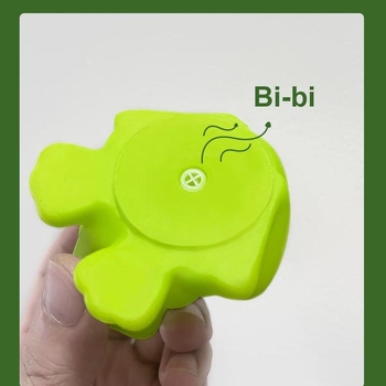 Jucărie de baie din plastic cu broscuță pentru copii 3–6 ani, jucărie de apăsare cu muzică, certificat 3C 2024012202607355