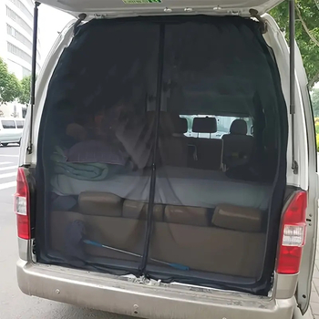 Automobilska mreža protiv komaraca za stražnja vrata s magnetskom mrežom – prozračna, prozirna, viseći dizajn, opća kompatibilnost, mogućnost prilagodbe