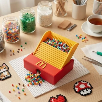 3D ispisani grah puzzle DIY – ravna ploča za slaganje, plastika, KB346/KB347, 14+