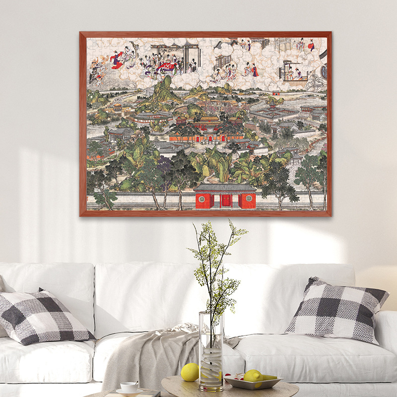 Trodimenzionalni puzzle inspiriran Dream of the Red Chamber, 1000 komada, papir, za odrasle (36–60 godina)