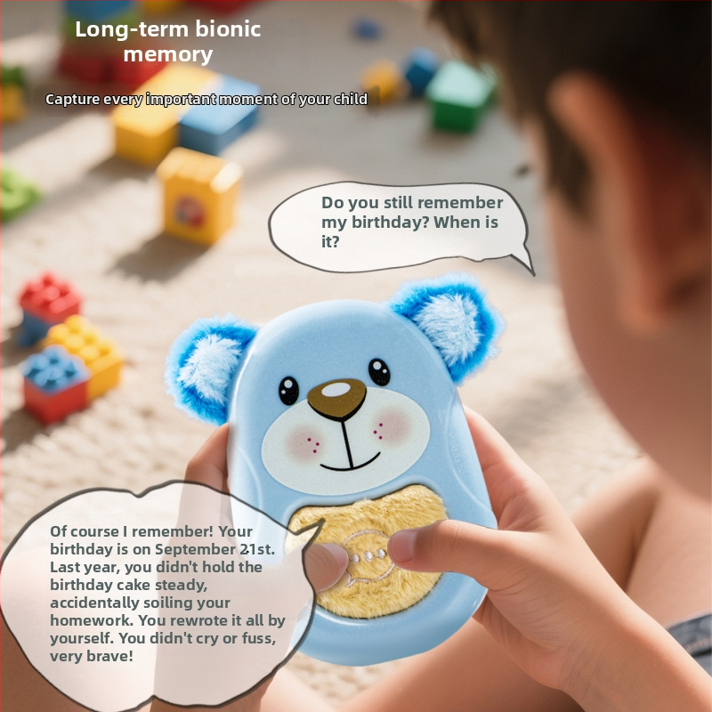 AI διάλογος εκπαιδευτικό παιχνίδι για παιδιά, επαναφορτιζόμενο, συνδεδεμένο Wi‑Fi, αναγνώριση φωνής, συναισθηματική αλληλεπίδραση (χωρίς μνήμη)