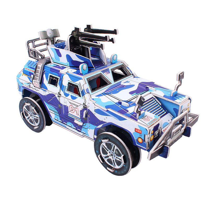 3D pjena-puzle – DIY kuća i model automobila, slagalica za slaganje, srednja razina, uzrast 15–35