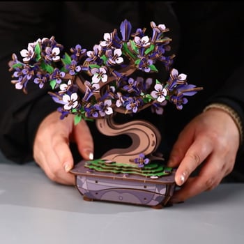 3D fa puzzle – DIY, fejlett nehézség, dobozos csomagolásban, 14+ éveseknek