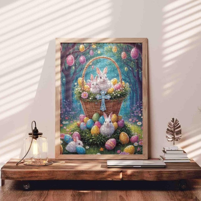 Uskršnji zeko – puzzle za odrasle, 1000 komada