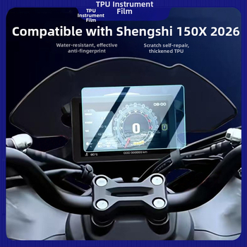 LISM ochranná nálepka displeja motorky – Model 150X 26, prachotesná a odolná voči oderu, možnosť prispôsobenia