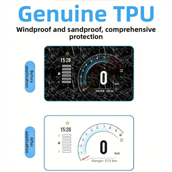 LISM ochranná nálepka displeja motorky – Model 150X 26, prachotesná a odolná voči oderu, možnosť prispôsobenia