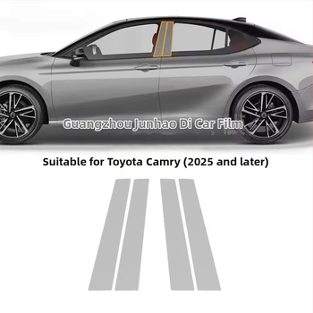 JWUDMVP TPU film pre B-stĺp Toyota Camry 2025, predrezaný