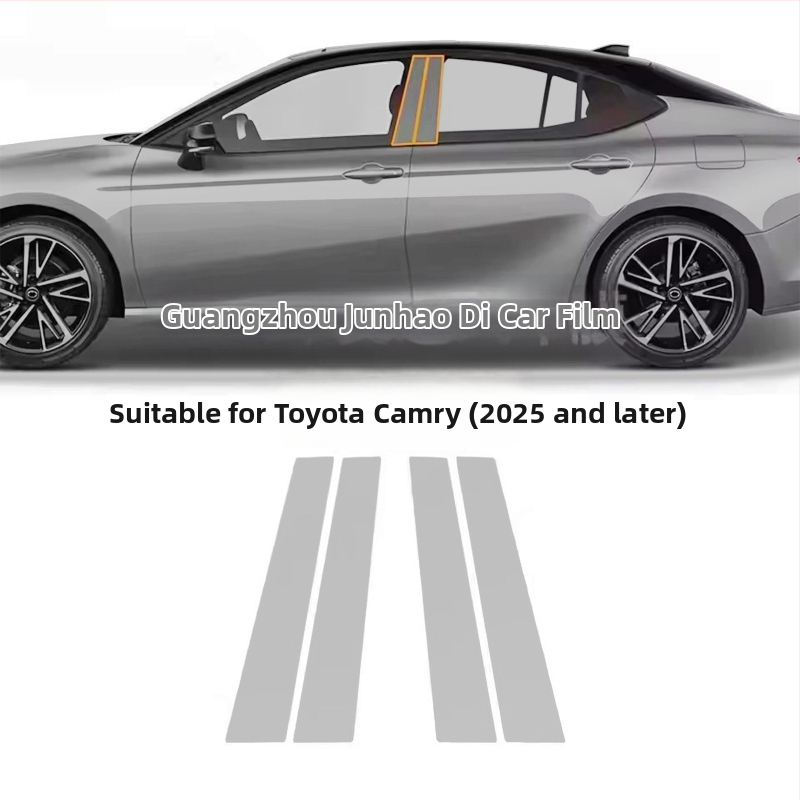 JWUDMVP TPU film pre B-stĺp Toyota Camry 2025, predrezaný