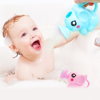 Jucărie de baie cu elefant pentru copii, din plastic, pentru joc cu apă, vârsta 3–6 ani, cu duș.