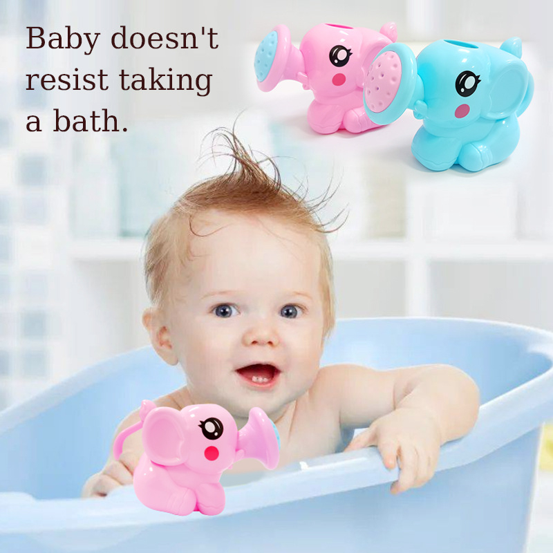 Jucărie de baie cu elefant pentru copii, din plastic, pentru joc cu apă, vârsta 3–6 ani, cu duș.