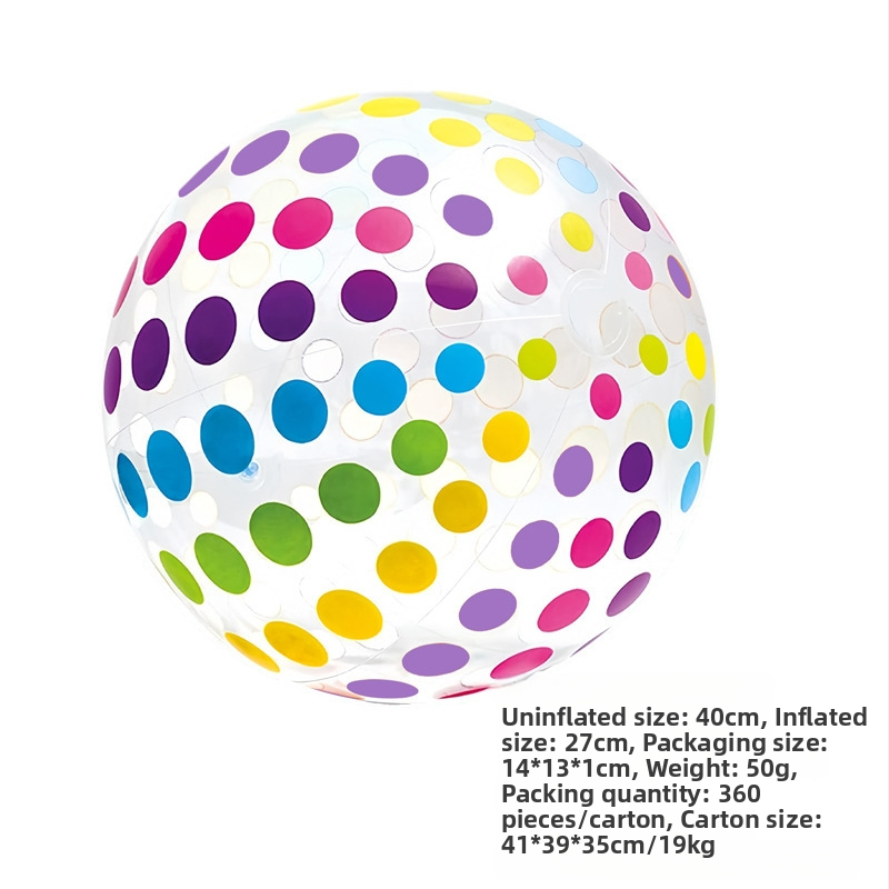 Priehľadná lesklá PVC gulička, vodná hračka, nafukovacia plážová loptička s pruhmi, rekvizita na fotografie, pre vek 15–35