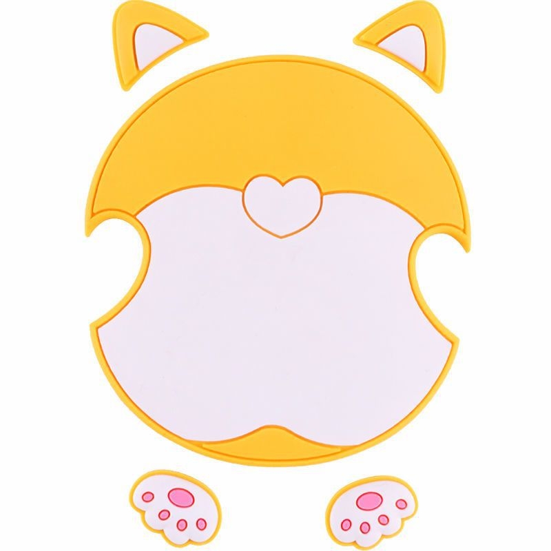 PVC защита за дръжка на автомобил – анти-надраскване, карикатурен дизайн, универсален комплект защитни филми за врата