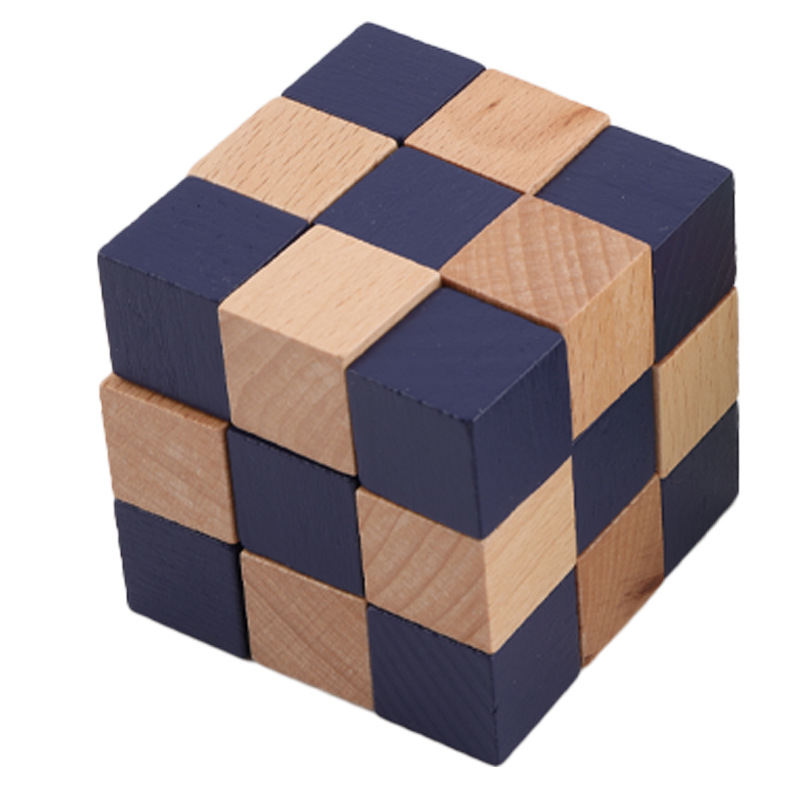 Drveni Kongming/Luban zagon puzzle — Okret drakove repi, Devet povezanih prstena, Mortise i Tenon, Visoka složenost