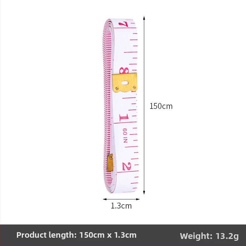 PU μαλακή μετρητική ταινία, Inch measuring tape (κουτί), σετ 10 τεμάχια, εύρος μέτρησης 150, για ραφή και μετρήσεις σώματος