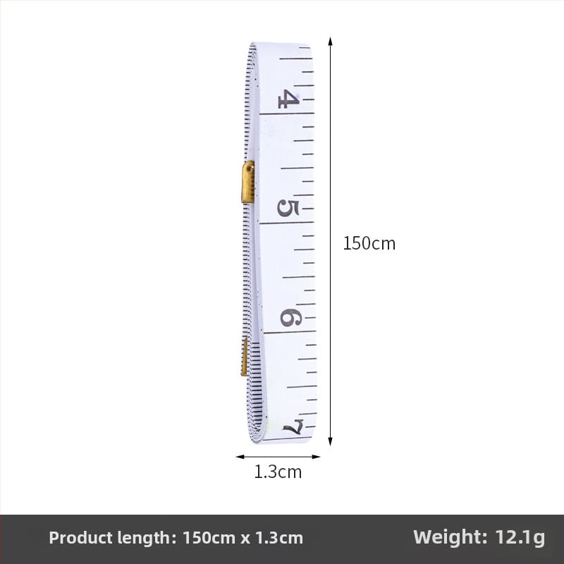 PU μαλακή μετρητική ταινία, Inch measuring tape (κουτί), σετ 10 τεμάχια, εύρος μέτρησης 150, για ραφή και μετρήσεις σώματος